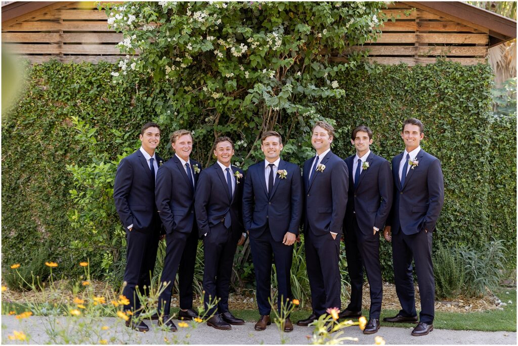 Groomsmen Navy Suits